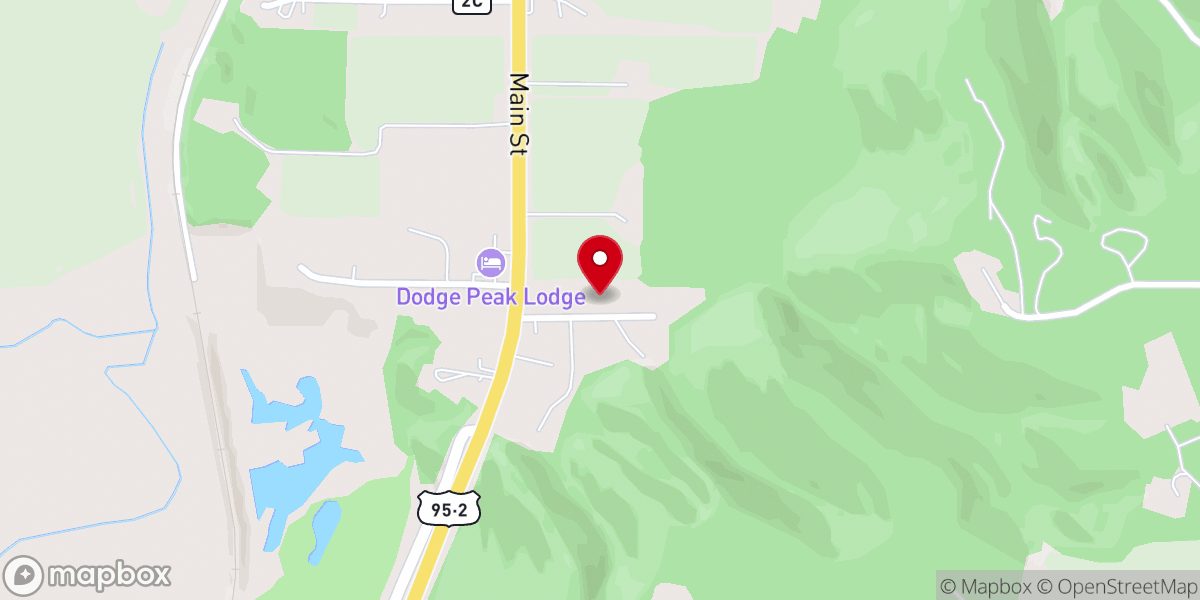 Map showing location of Boundary County Church of Christ