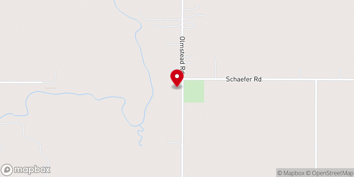 Map showing location of North Plains Community Church