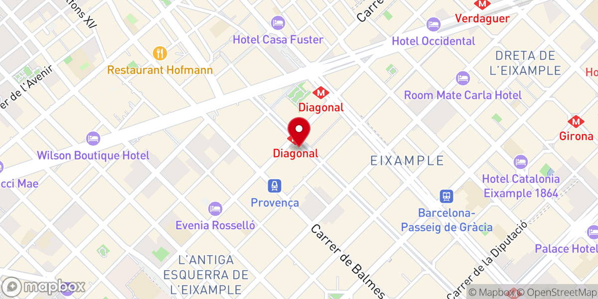 Map showing location of Parroquia Sant Ramon de Penyafort