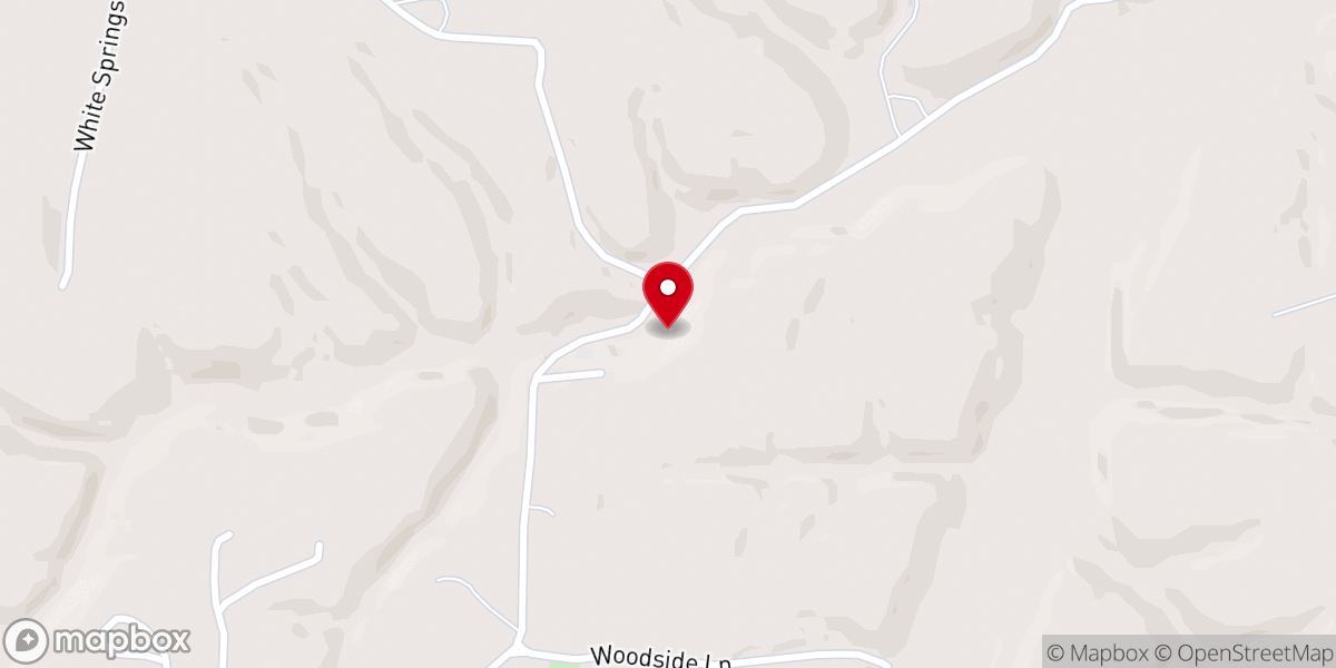 Map showing location of Spring Creek Missionary Baptist Church