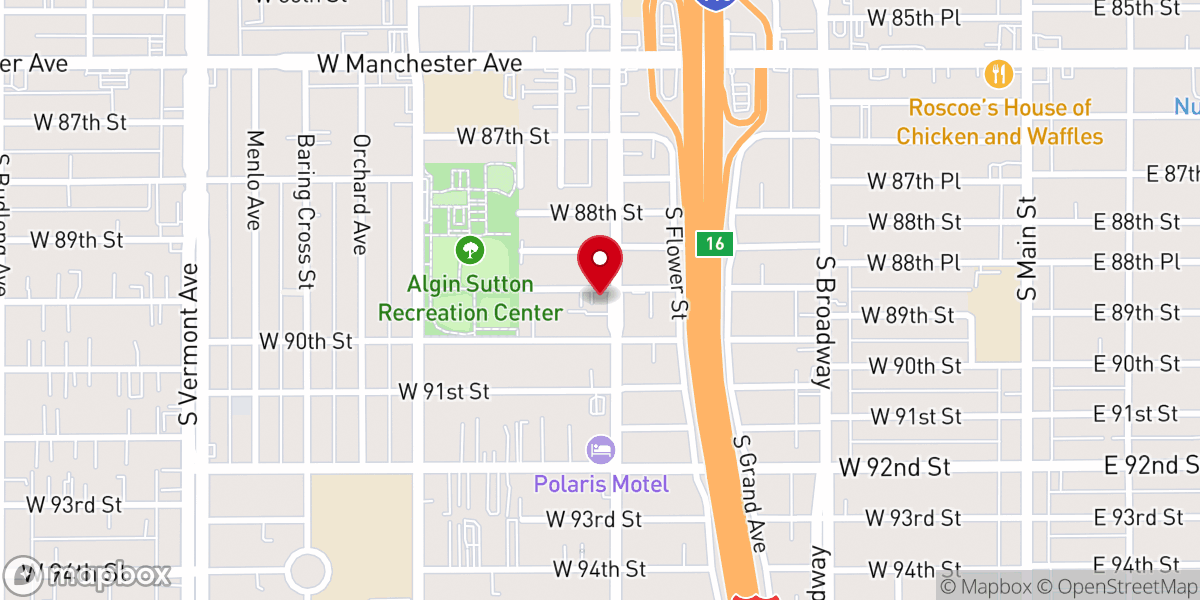 Map showing location of Fellowship Christian Community Church