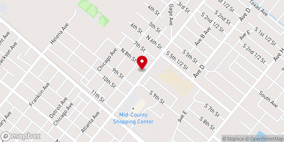 Map showing location of Community Care-Prayer Outreach