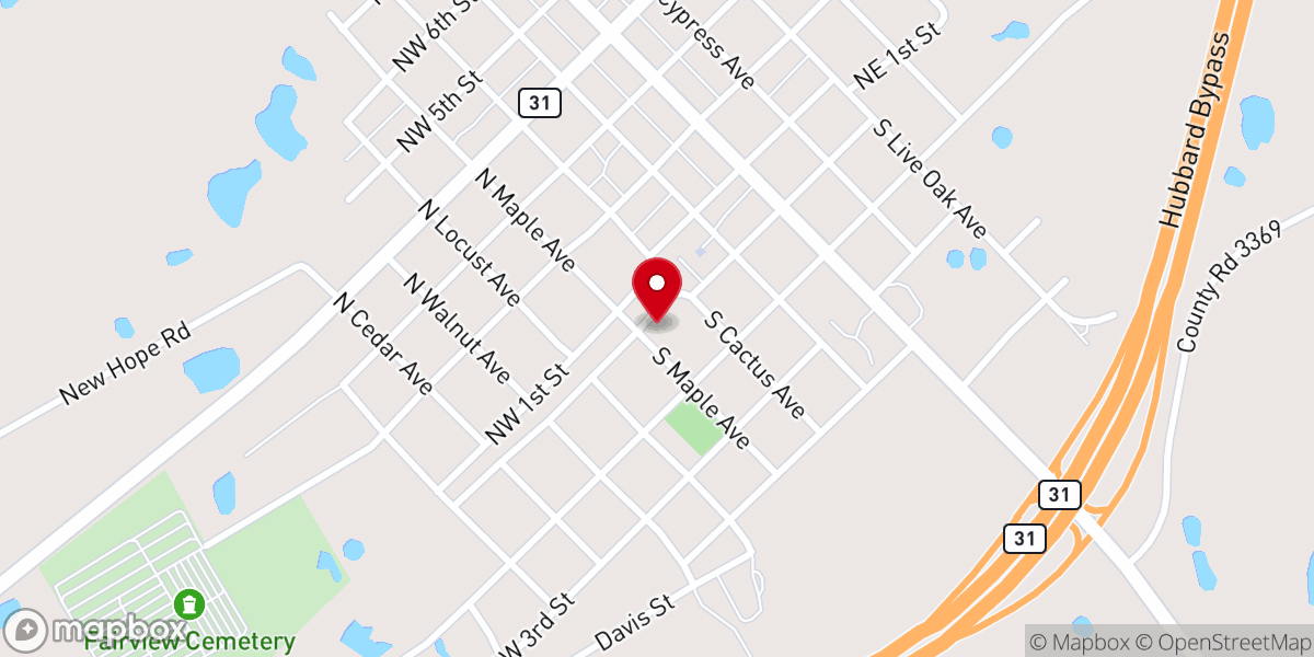 Map showing location of Church Christian Lighthouse