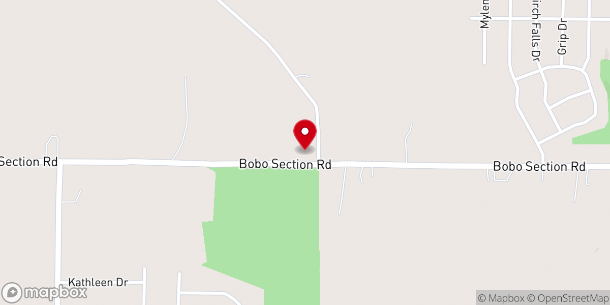 Map showing location of Emmanuel Baptist Church
