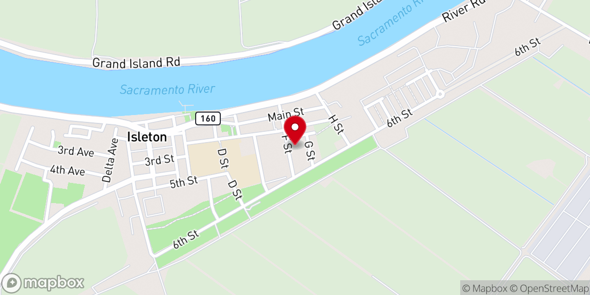 Map showing location of Church Of God