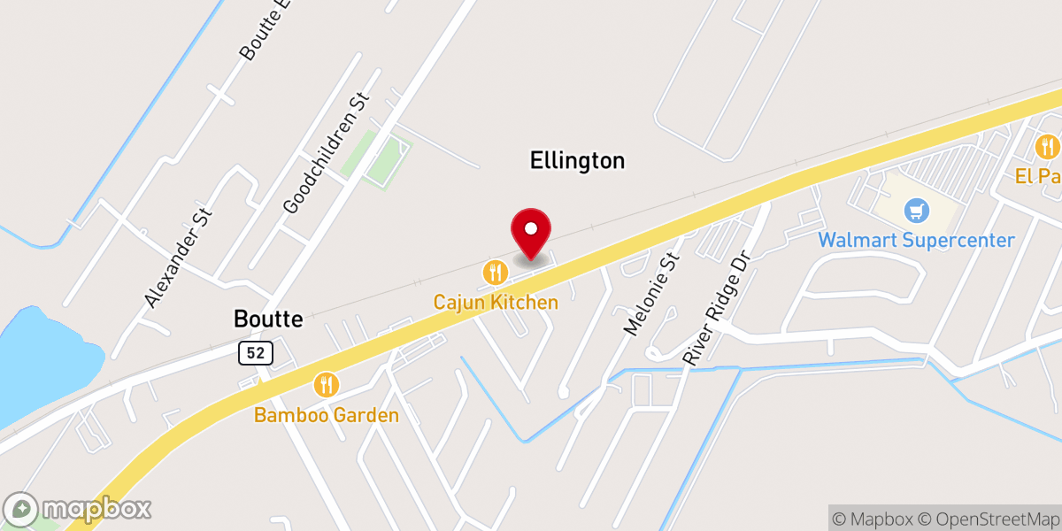 Map showing location of Tri-Parish Financial Service Inc