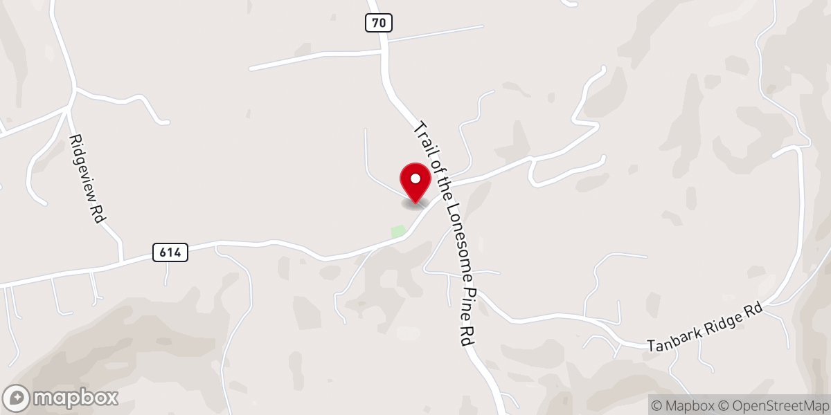Map showing location of Bowling Church