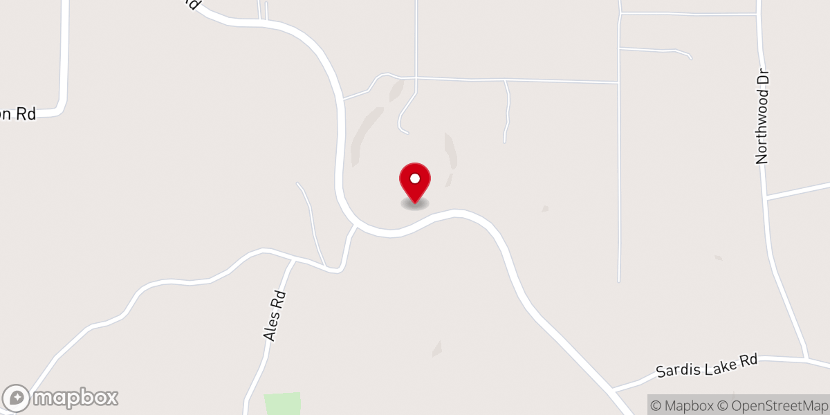 Map showing location of River of Life Church