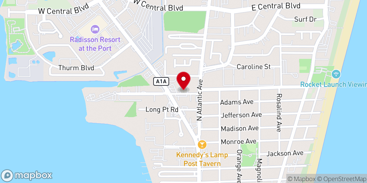 Map showing location of Grace Bible Presbyterian Church
