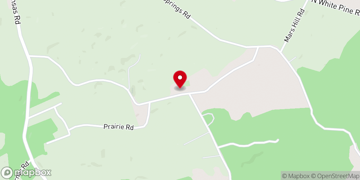 Map showing location of Community Chapel Free Will Baptist