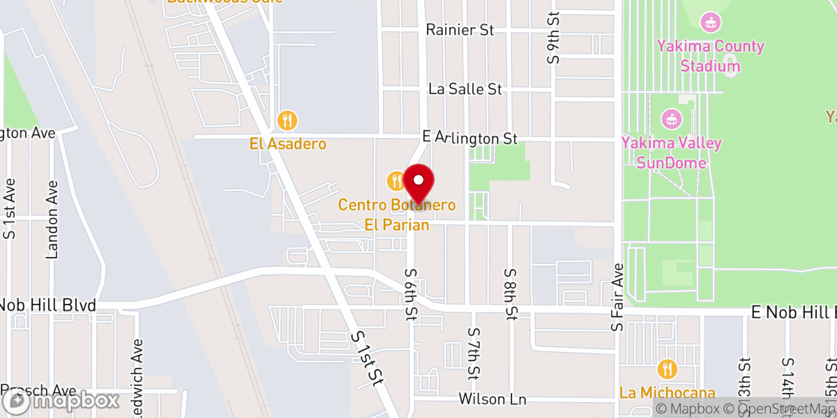 Map showing location of Calvary Mission