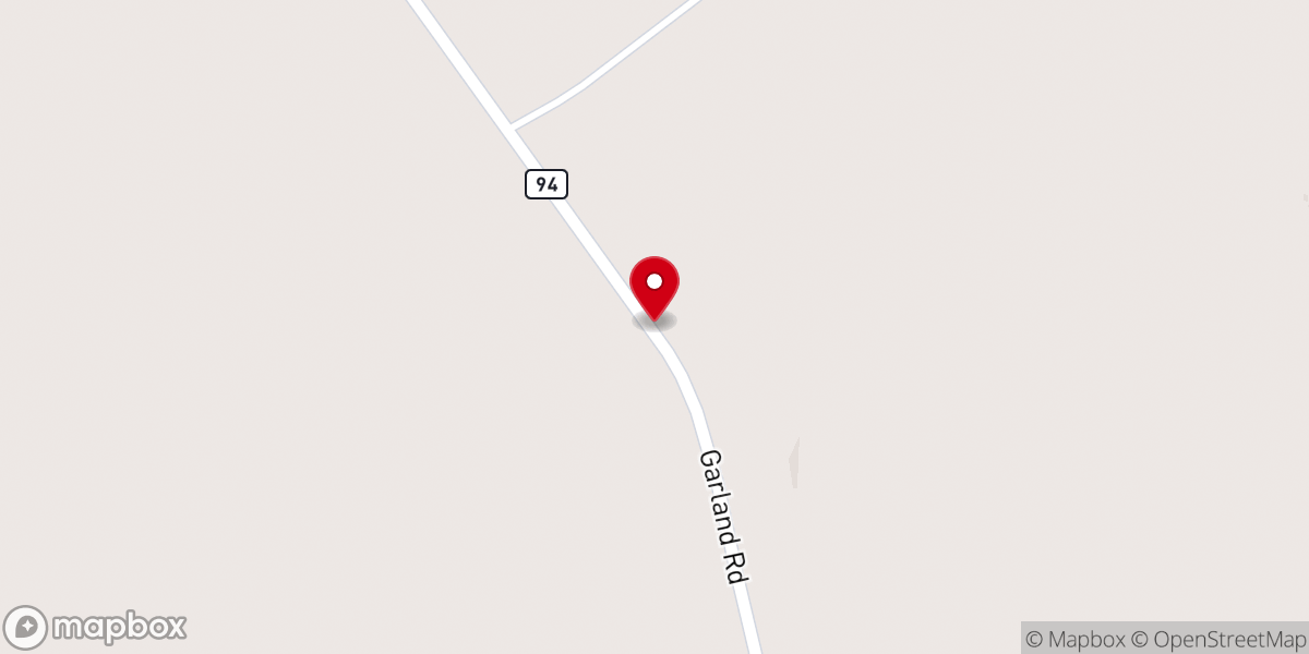 Map showing location of Emmett Beam Ministries