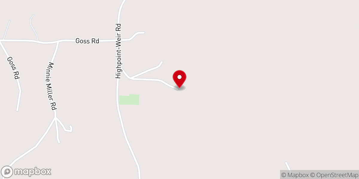 Map showing location of New Zion Missionary Baptist Church