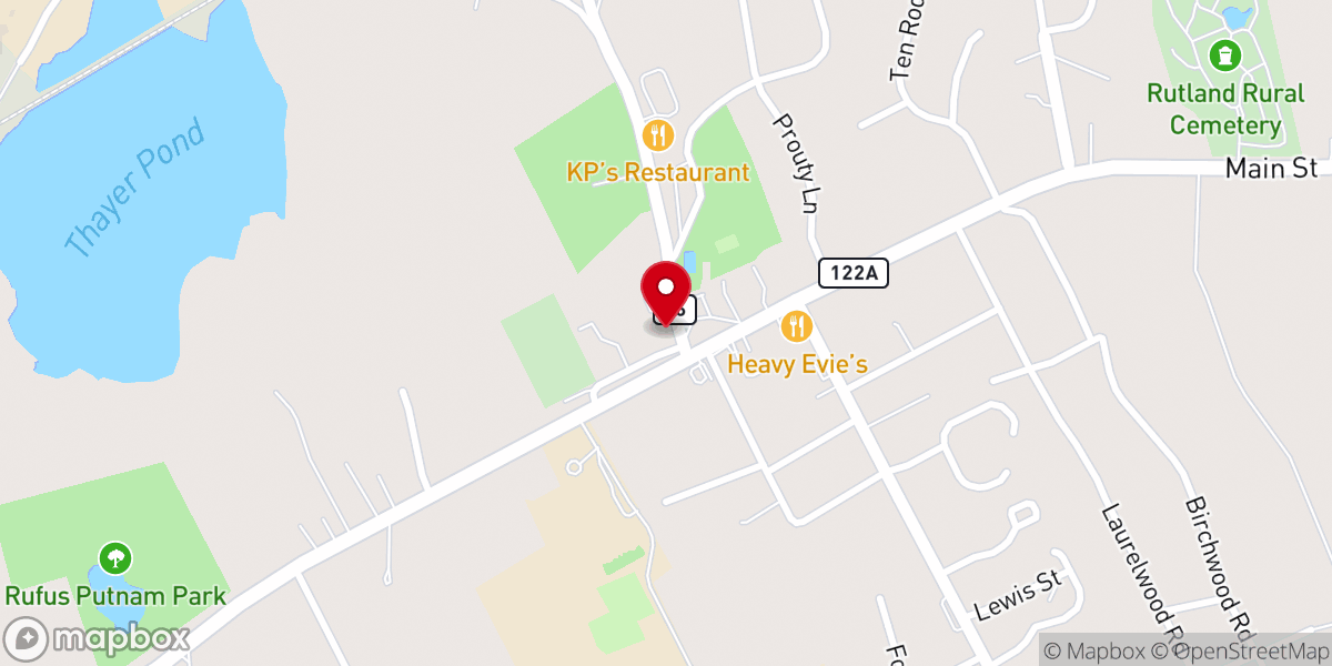 Map showing location of St Patricks Church