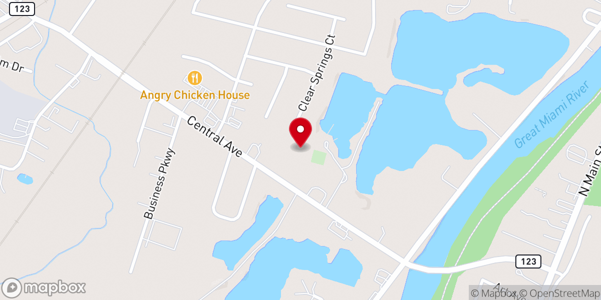 Map showing location of Tapscott Primitive Baptist Church