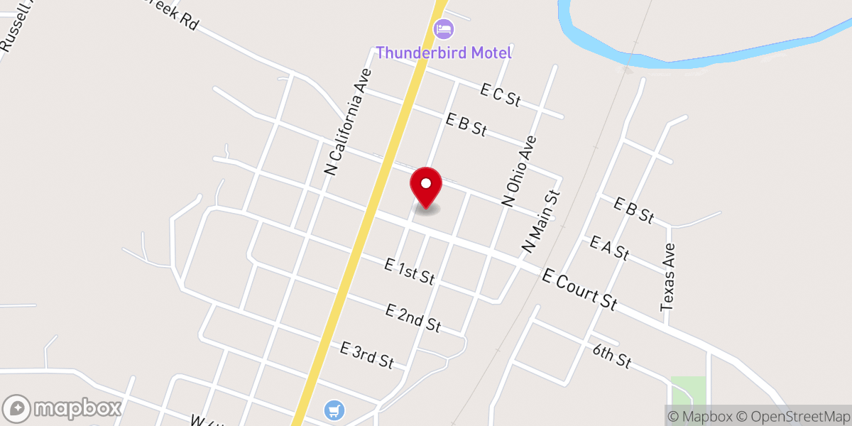 Map showing location of First Baptist Church Family Life