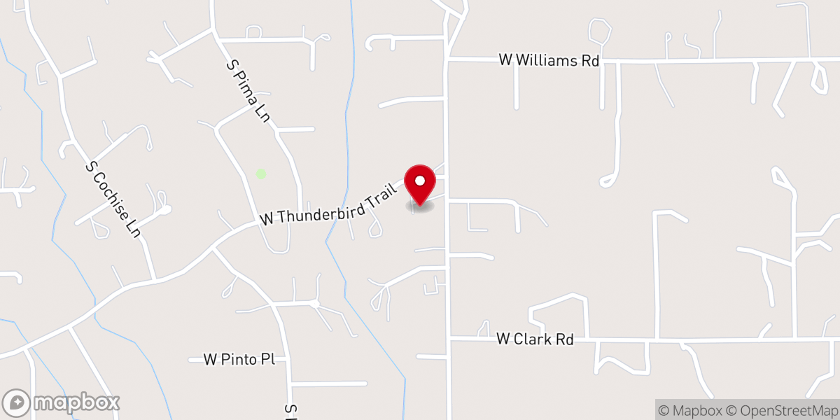 Map showing location of J 6 Church of Christ