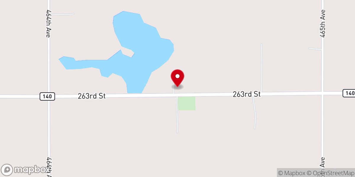 Map showing location of Trinity Lutheran Church, LCMS