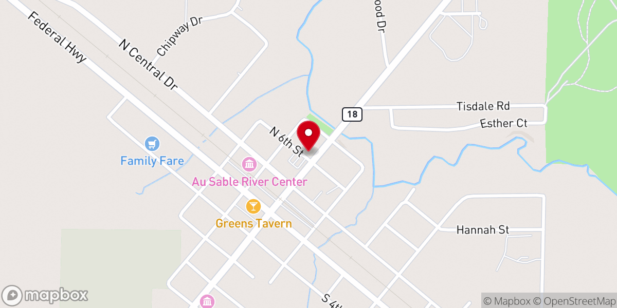 Map showing location of St Michael Catholic Church