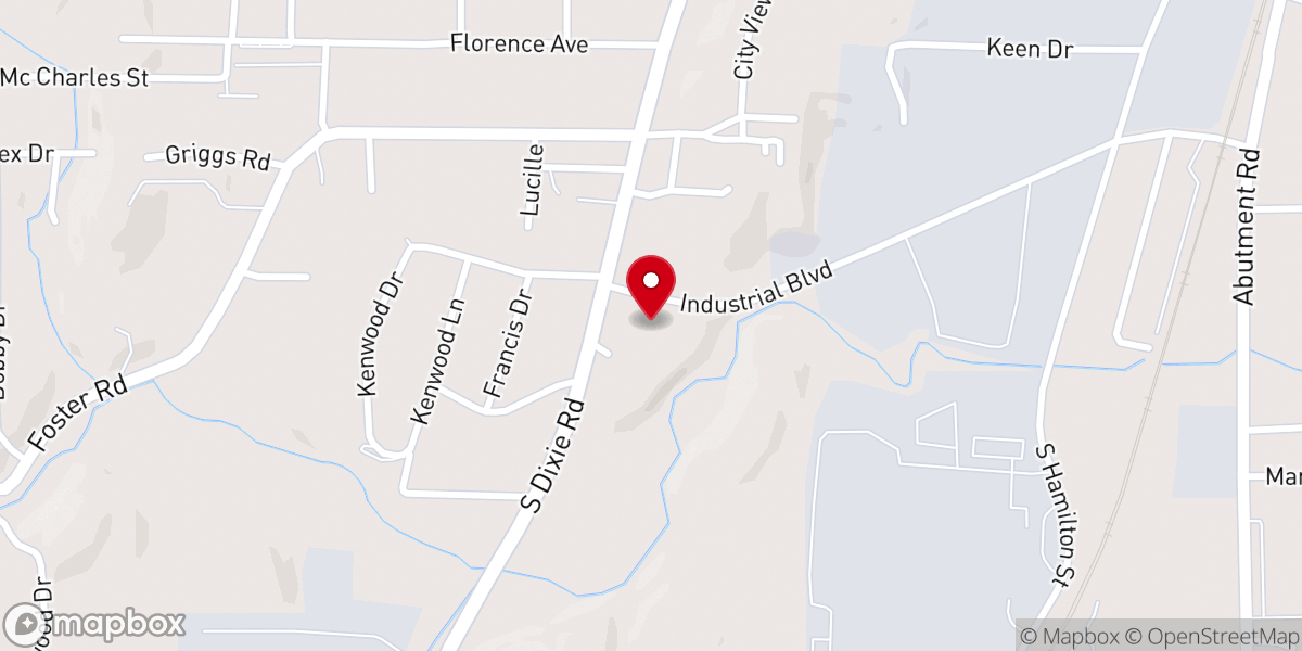 Map showing location of The Church of God of the Union Assembly Inc.