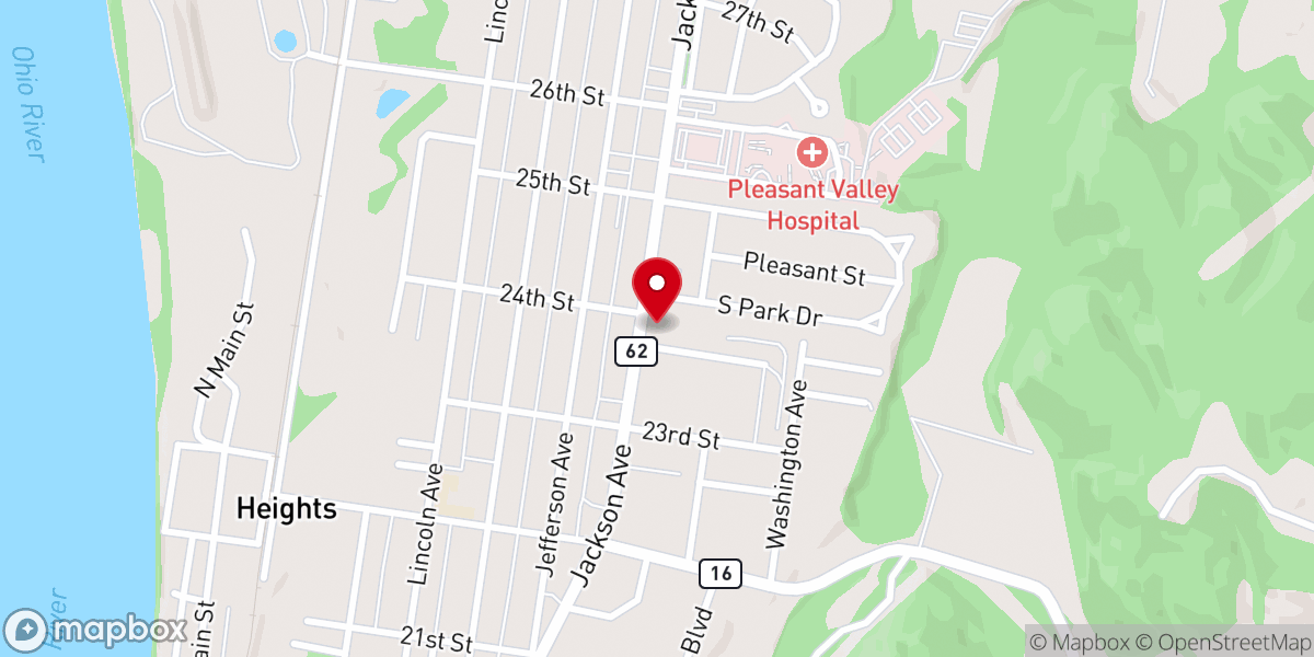 Map showing location of River Valley Gospel