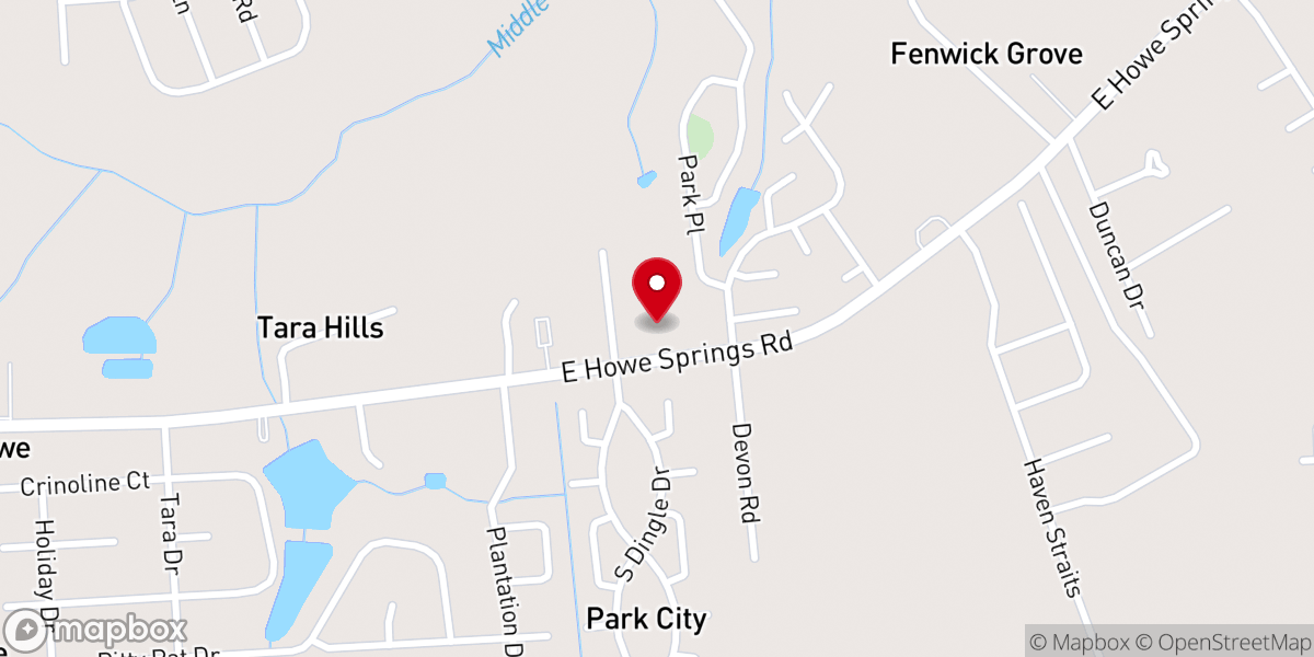 Map showing location of People United Missionary Baptist Church
