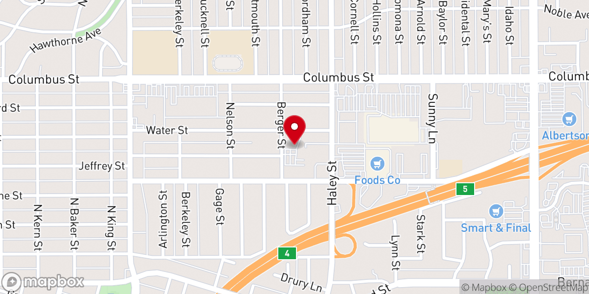 Map showing location of San Clemente Mission Parish
