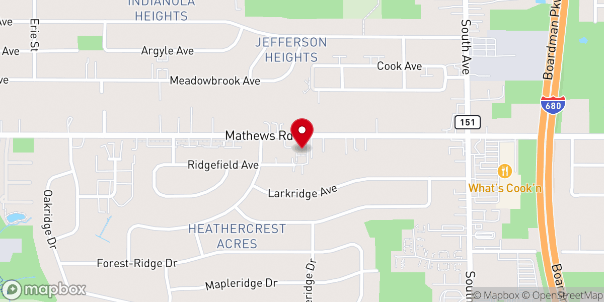 Map showing location of Cornerstone Presbyterian Church, PCA