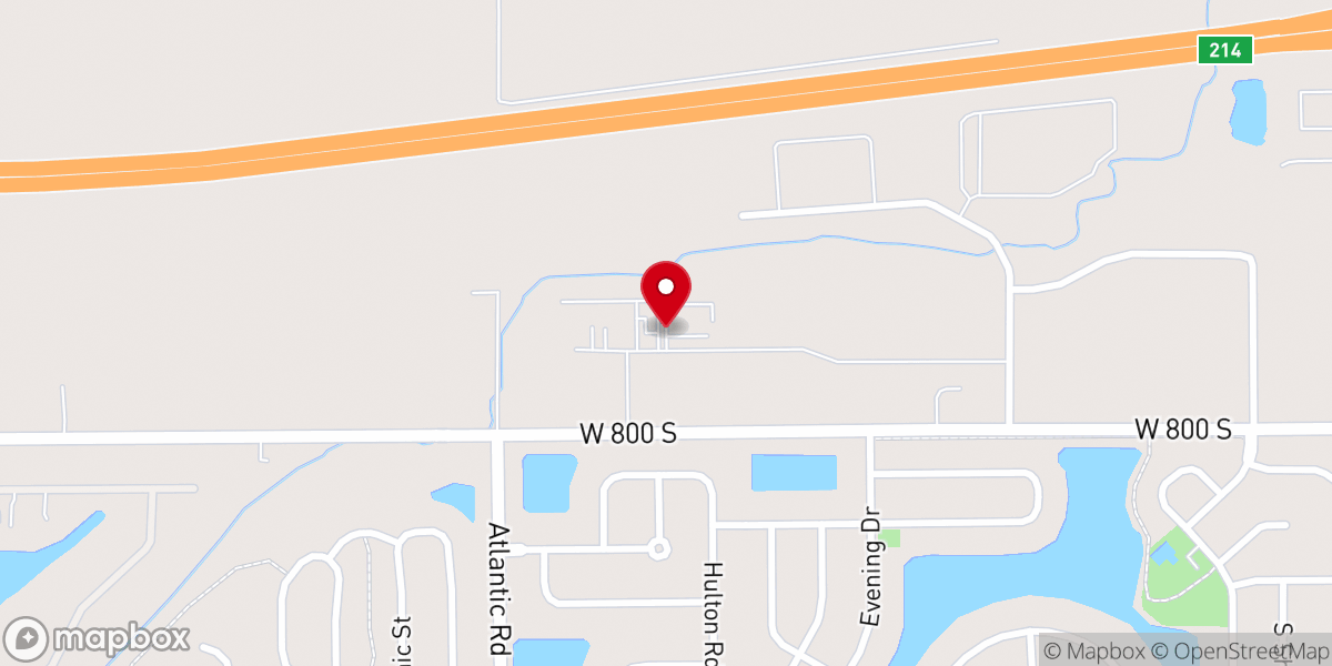 Map showing location of Waterline Church