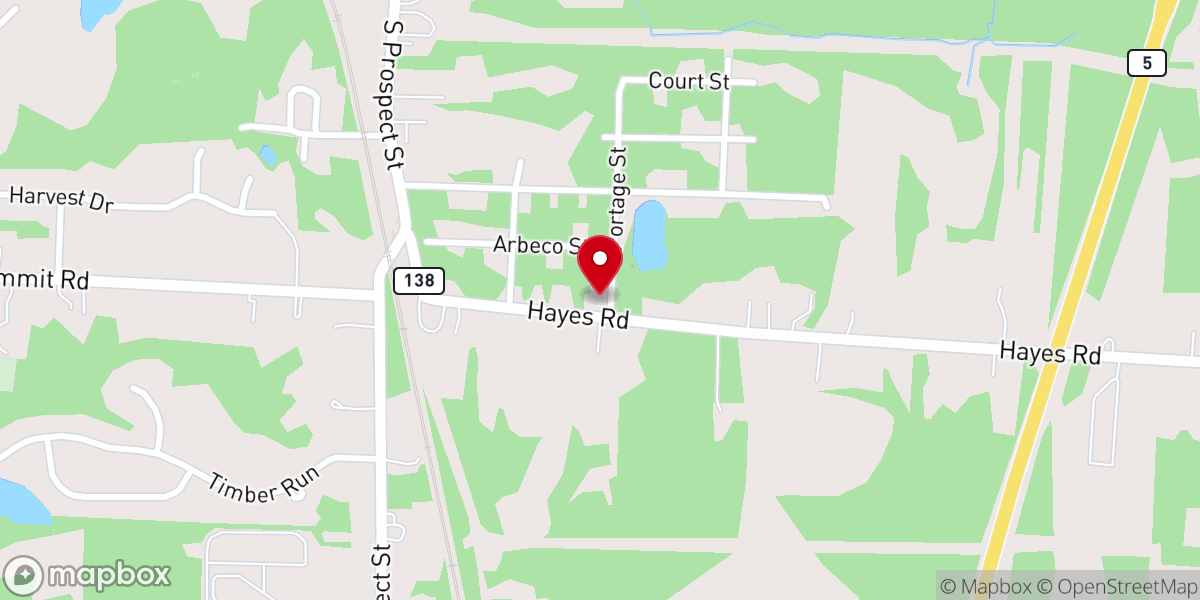 Map showing location of Tabernacle Of God