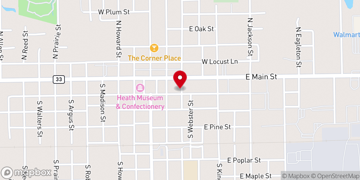 Map showing location of Crawford County House of Prayer