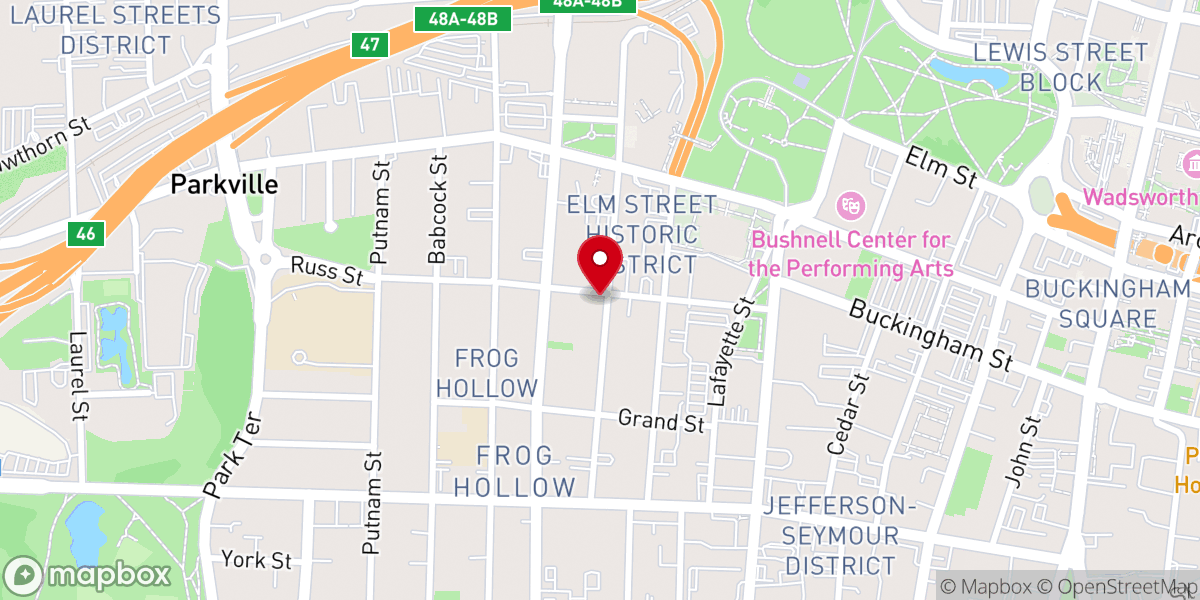 Map showing location of Miracle Temple Full Gospel Church
