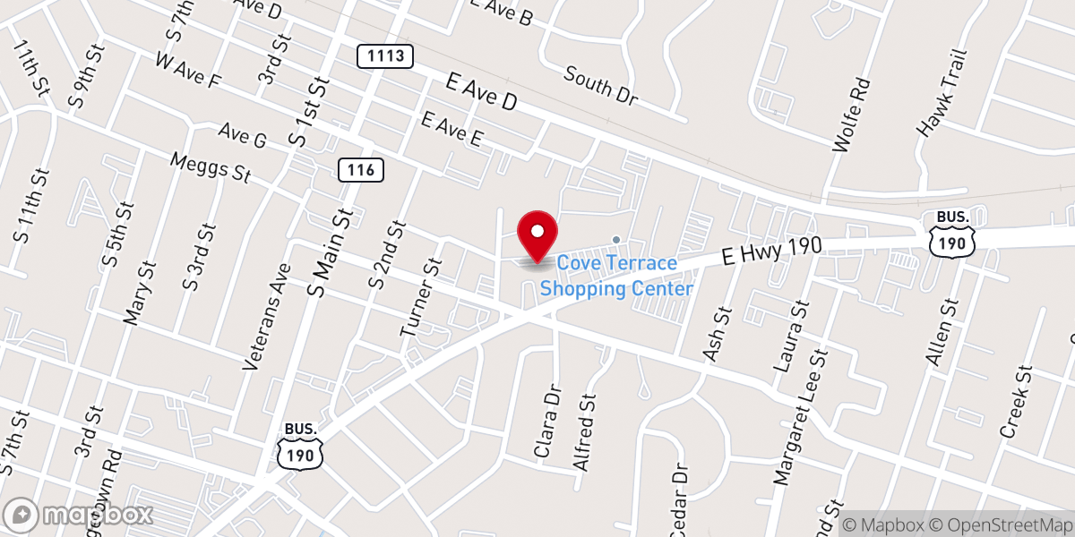 Map showing location of Kingdom Church of Prayer