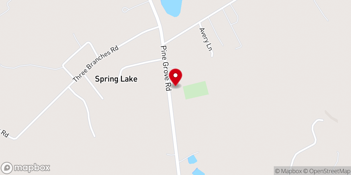 Map showing location of Lugoff Bible Fellowship Church