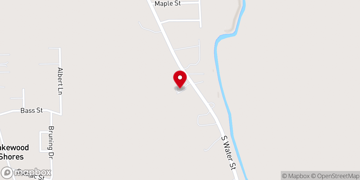 Map showing location of Christian Faith Center