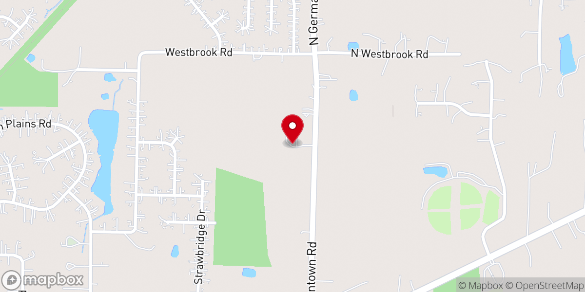 Map showing location of Providence Baptist Church