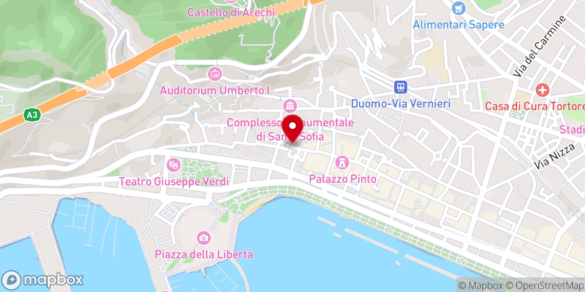Map showing location of Chiesa di San Salvatore de Drapparia