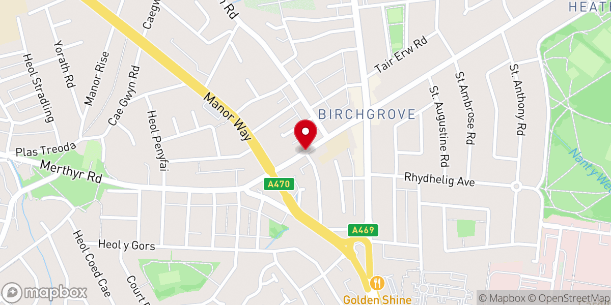 Map showing location of Christian United Fellowship Church Inc