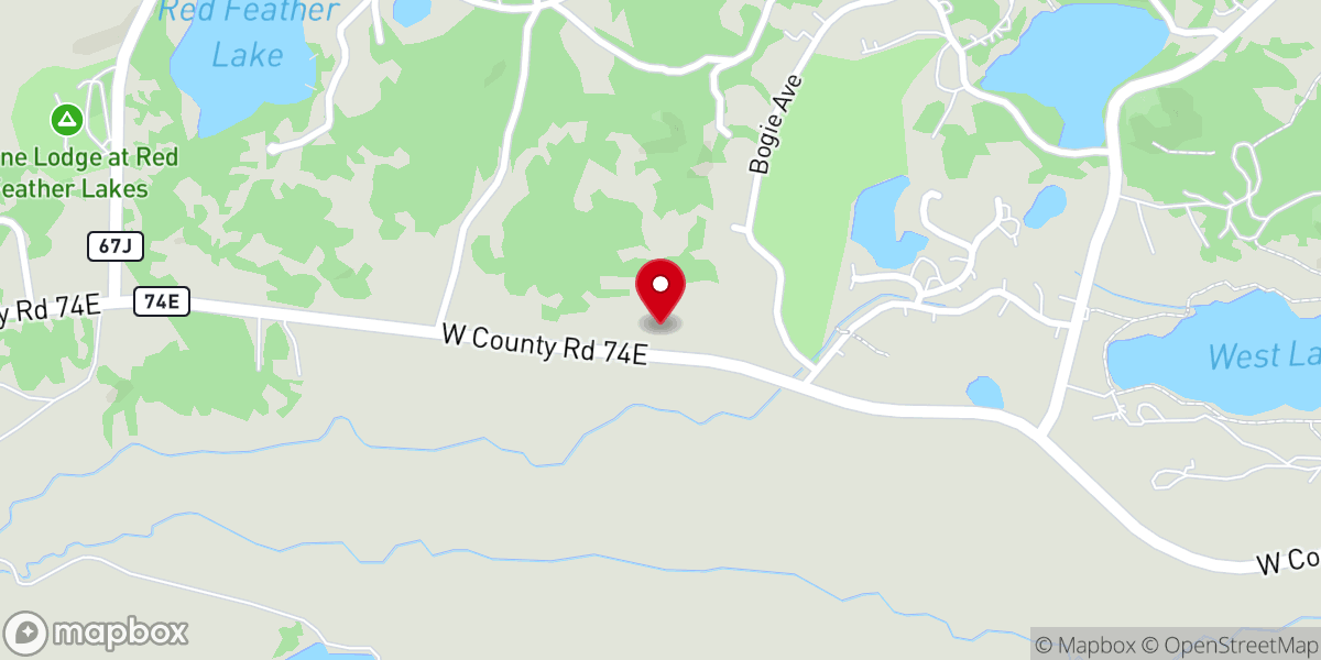 Map showing location of Morning Star Community Church