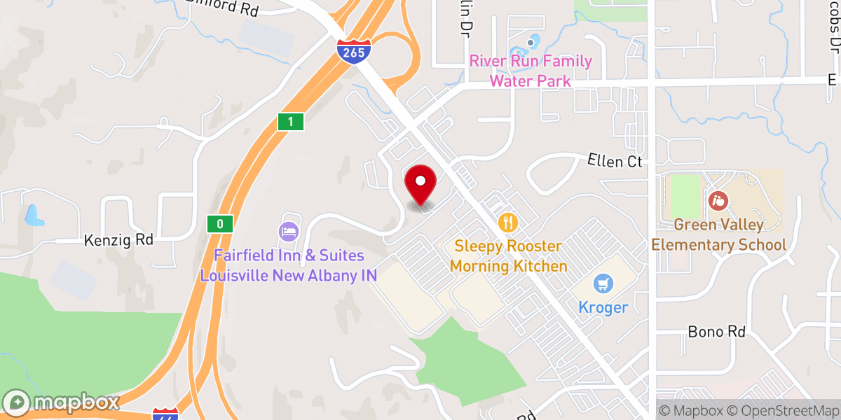 Map showing location of Providence Baptist Church