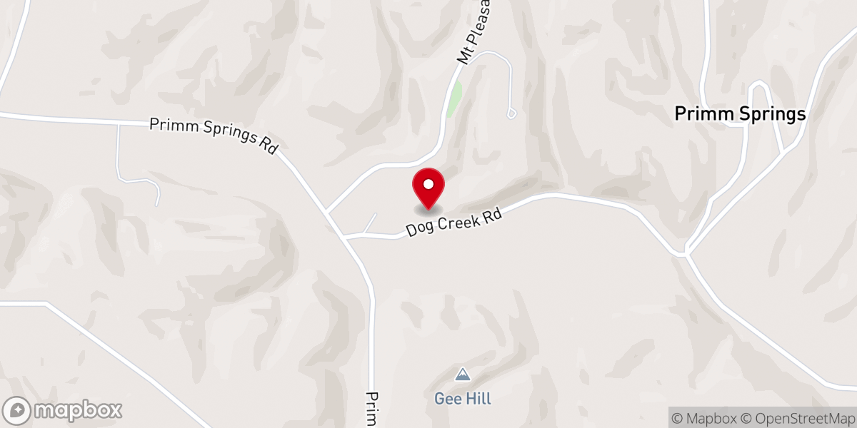 Map showing location of Mount Pleasant United Methodist Church