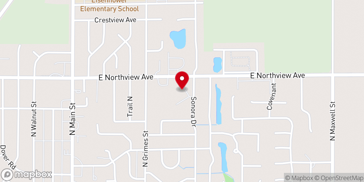 Map showing location of St Joseph Catholic Church