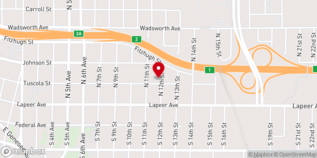 Map showing location of New Hope Ministries