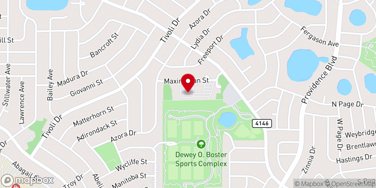 Map showing location of Our Lady of the Lakes Parish (Social) Hall