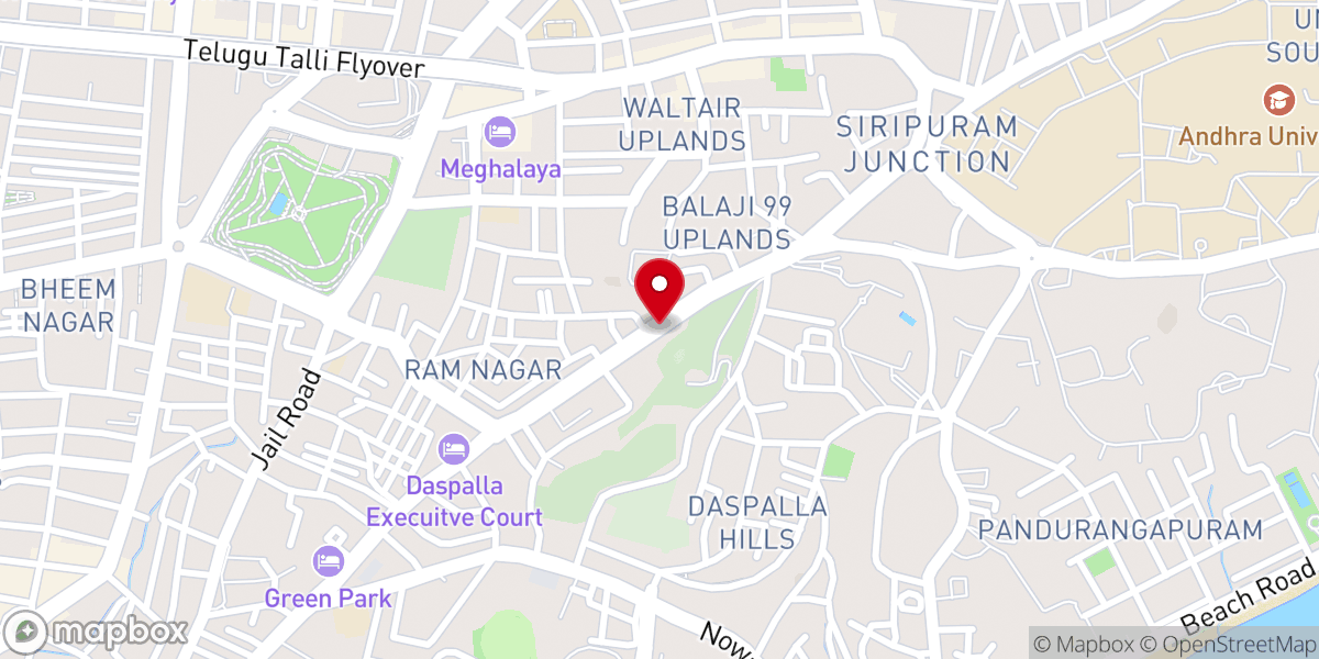Map showing location of Vizag Christian Assembly