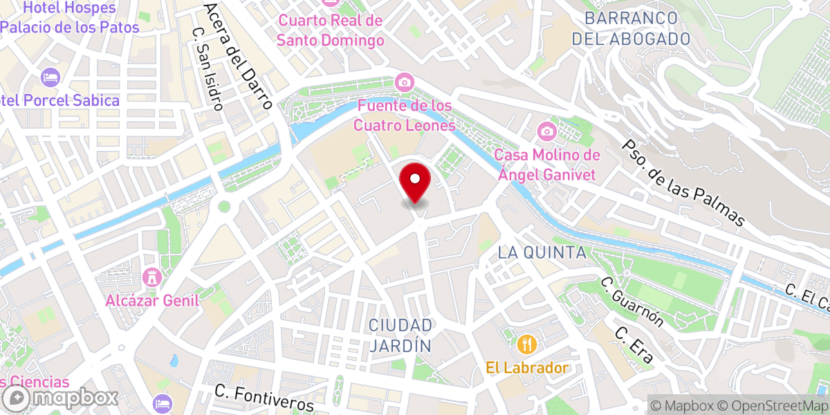 Map showing location of Iglesia Protestante de San Pablo IEE