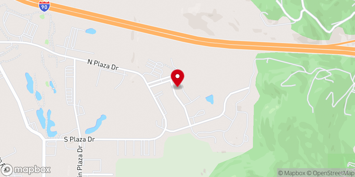 Map showing location of Black Hills Bible Church