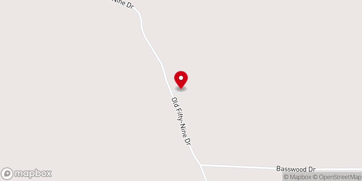 Map showing location of Williamson M.B. Chapel