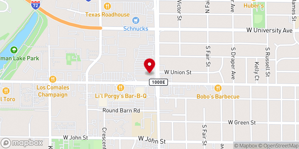 Map showing location of Iroquois River District Office
