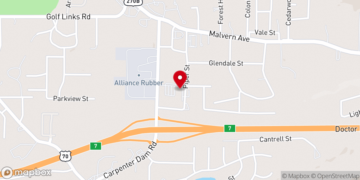 Map showing location of assembly hot springs